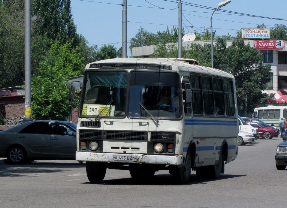 Алматинская область, ПАЗ-32051-110 № A 493 BZN