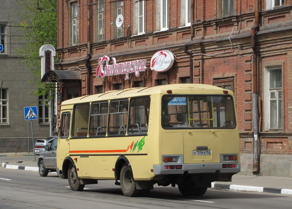 Нижегородская область, ПАЗ-32054 № В 721 РХ 152