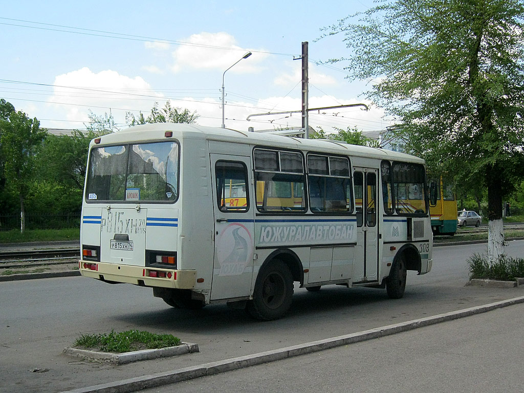 Челябинская область, ПАЗ-32053 № 308