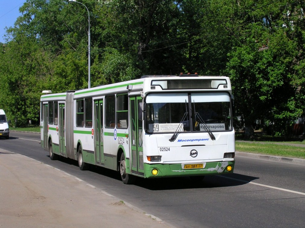 Москва, ЛиАЗ-6212.01 № 02524