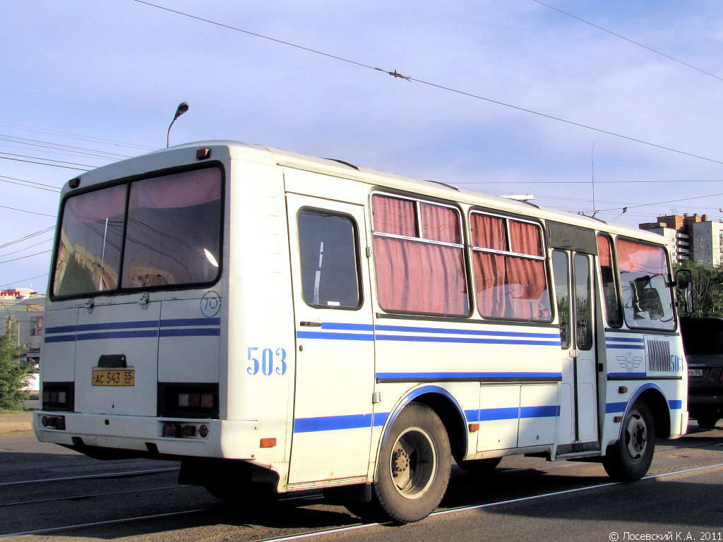 Омская область, ПАЗ-32053 № 503