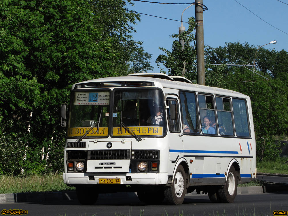 Нижегородская область, ПАЗ-32054 № АМ 392 52