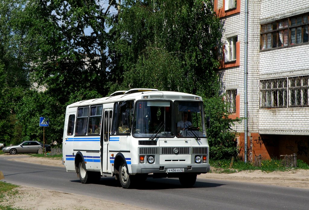 Нижегородская область, ПАЗ-32053 № У 456 ХХ 52