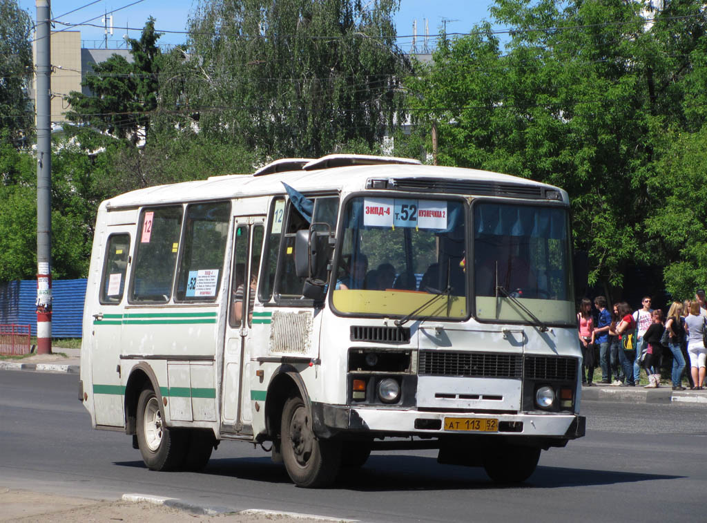 Нижегородская область, ПАЗ-3205-110 № АТ 113 52