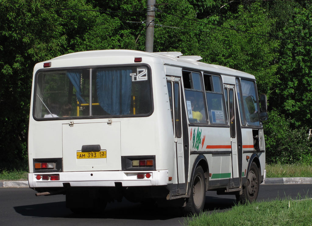 Нижегородская область, ПАЗ-32054 № АМ 393 52