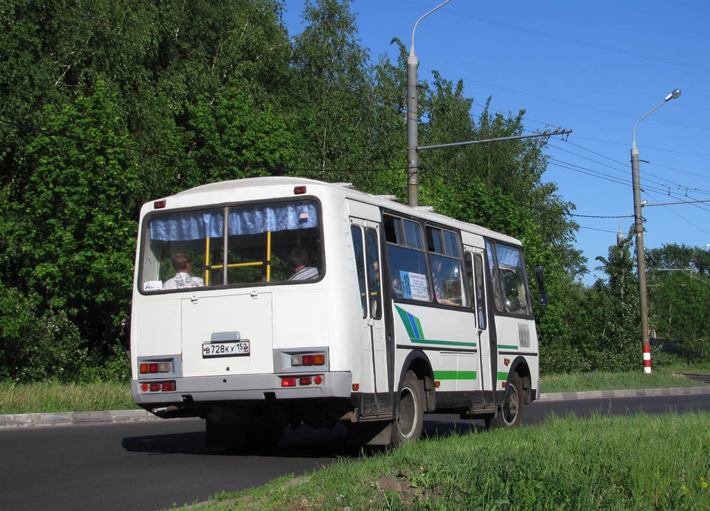 Нижегородская область, ПАЗ-32054 № В 728 КУ 152