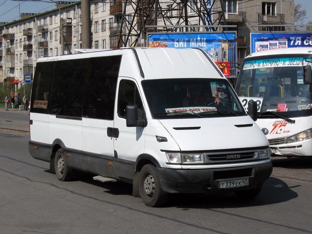 Санкт-Петербург, IVECO Daily 35S10 № Т 339 ЕК 47