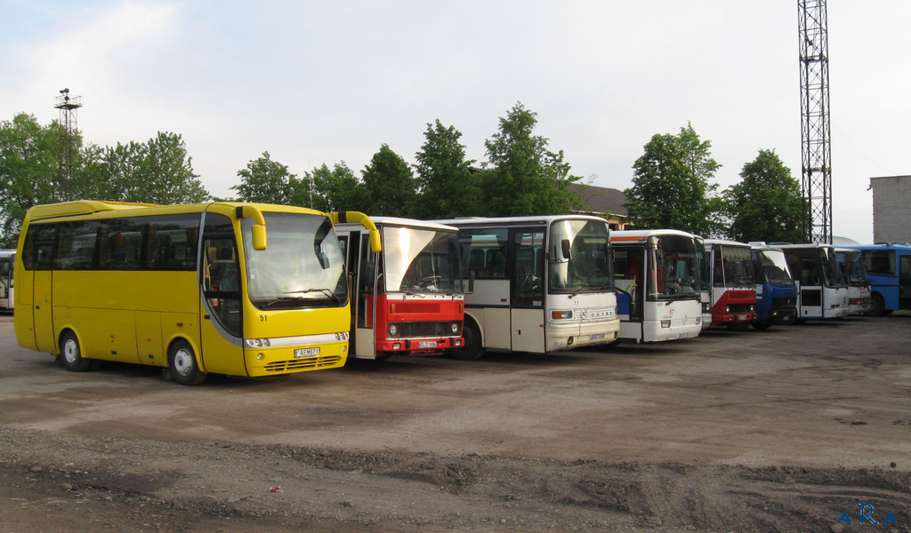 Lithuania — Bus depots