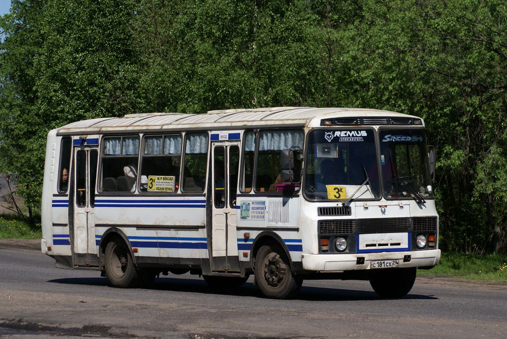 Архангельская вобласць, ПАЗ-4234 № С 181 СХ 29