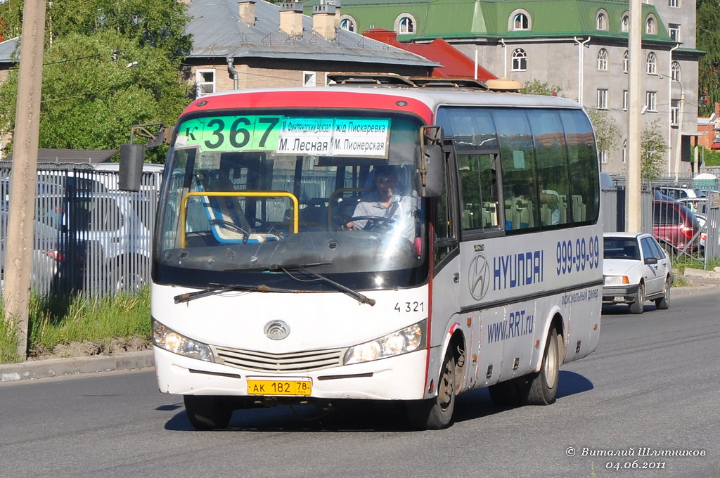 Санкт-Петербург, Yutong ZK6737D № АК 182 78