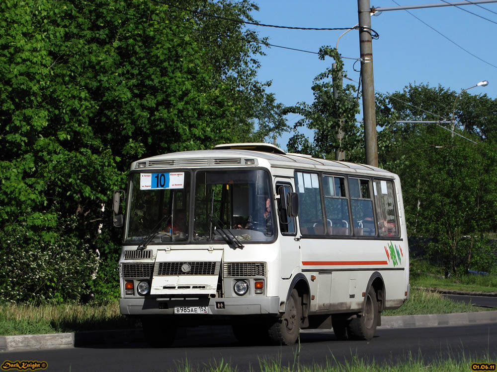 Нижегородская область, ПАЗ-32054 № В 985 АЕ 152