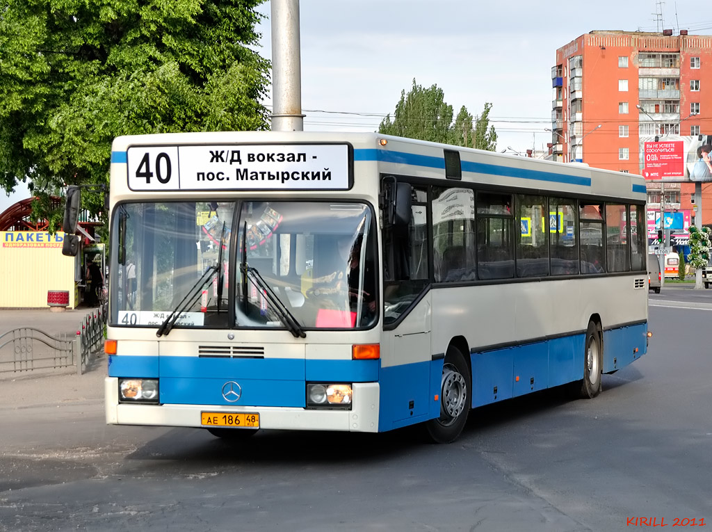 Липецкая область, Mercedes-Benz O405N № АЕ 186 48