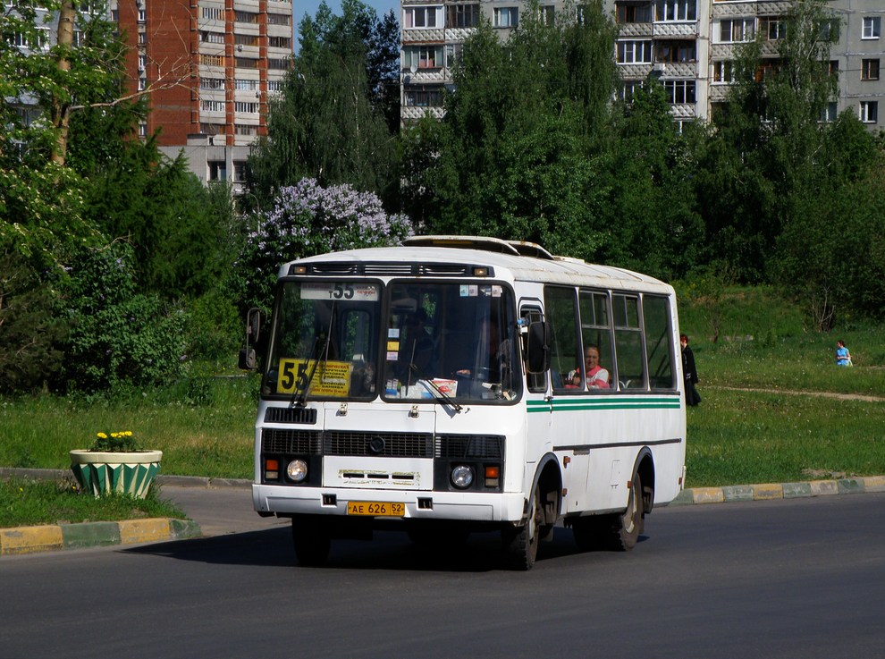 Нижегородская область, ПАЗ-32054 № АЕ 626 52