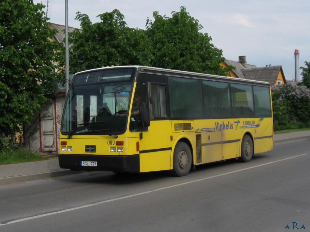 Литва, Van Hool A508 № 009