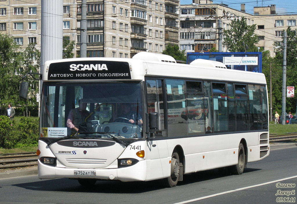 Санкт-Пецярбург, Scania OmniLink I (Скания-Питер) № 7441
