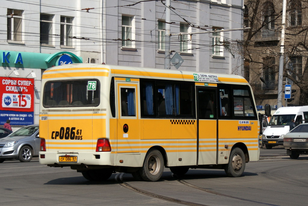 Ростовская область, Hyundai County SWB (РЗГА) № 01501