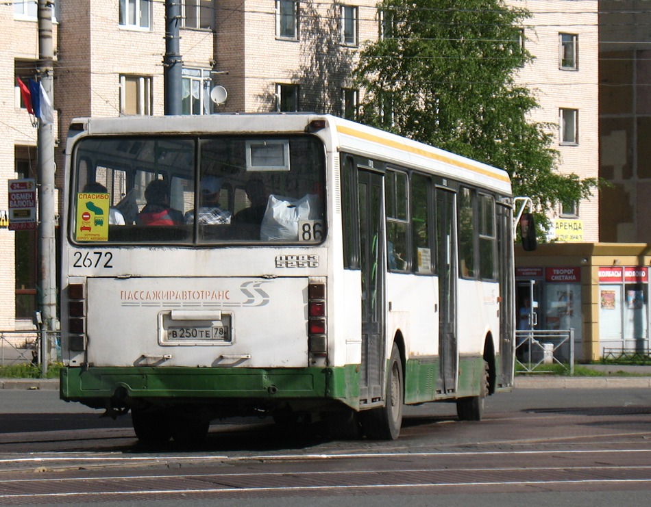 Санкт-Петербург, ЛиАЗ-5256.25 № 2672