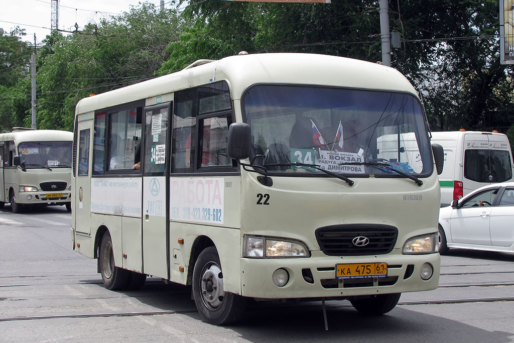 Ростовская область, Hyundai County SWB C08 (РЗГА) № 22