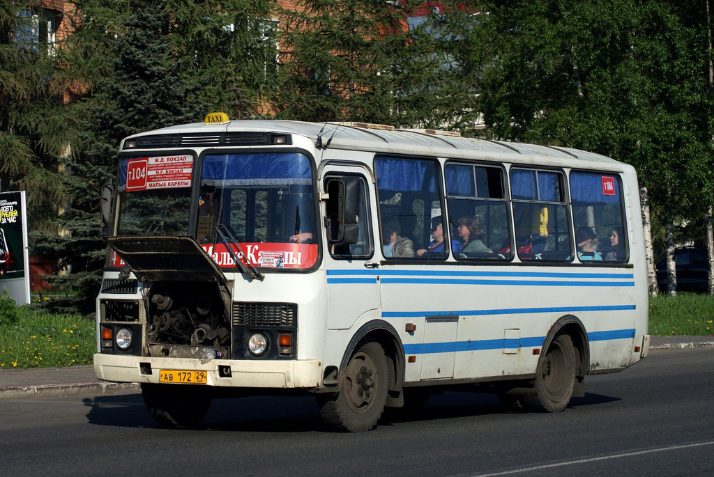 Архангельская область, ПАЗ-32054 № АВ 172 29