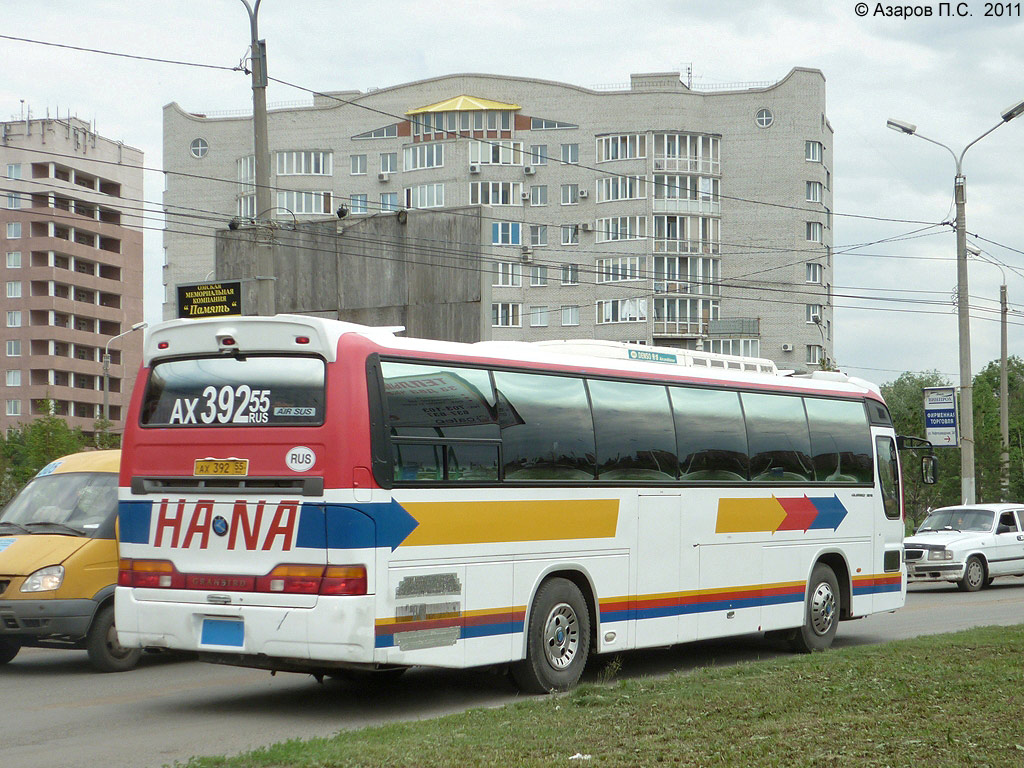 Омская область, Kia KM948 Granbird Greenfield № АХ 392 55