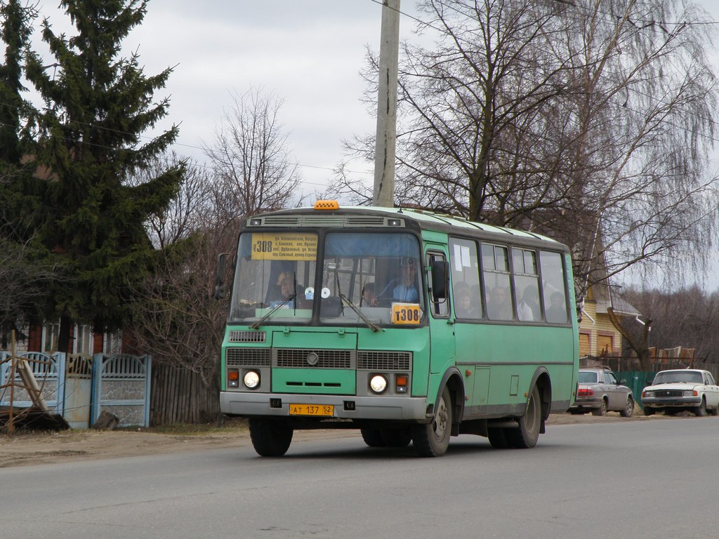 Нижегородская область, ПАЗ-32054-110-07 № АТ 137 52