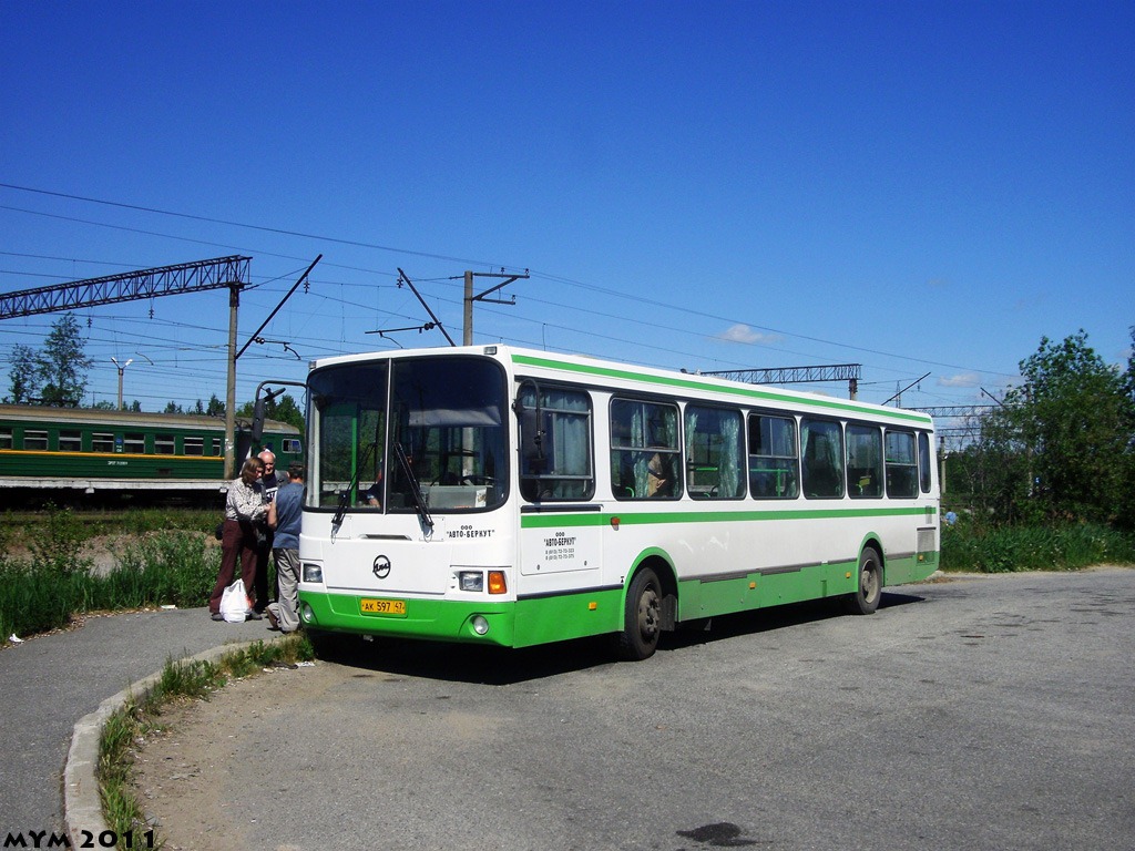 Ленинградская область, ЛиАЗ-5256.45 № АК 597 47