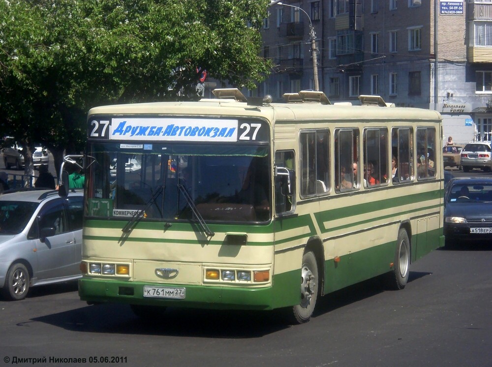 Хабаровский край, Daewoo BS106 Hi-Power № К 761 ММ 27