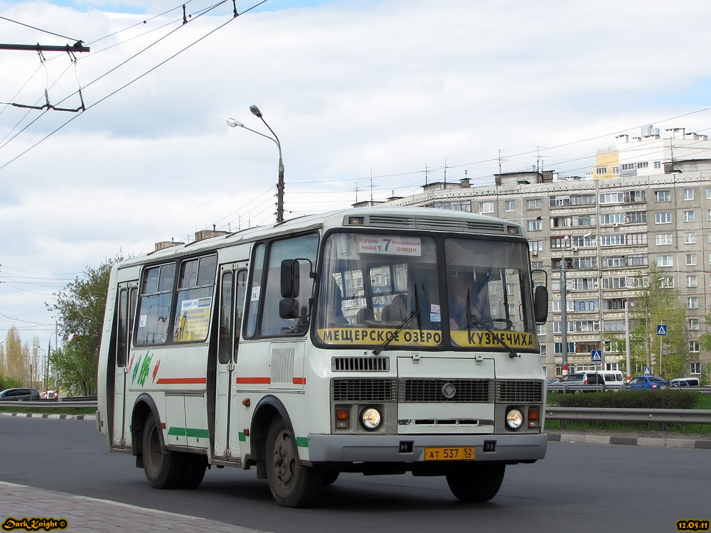 Нижегородская область, ПАЗ-32054 № АТ 537 52