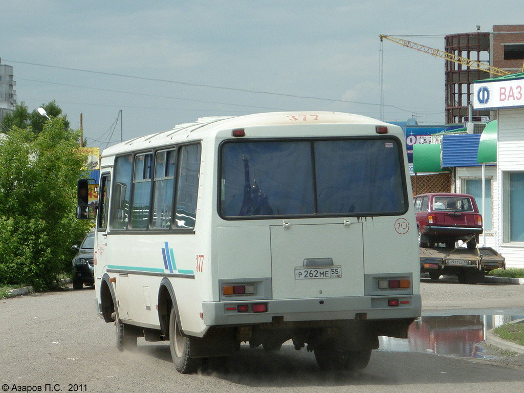 Омская область, ПАЗ-32053 № 377