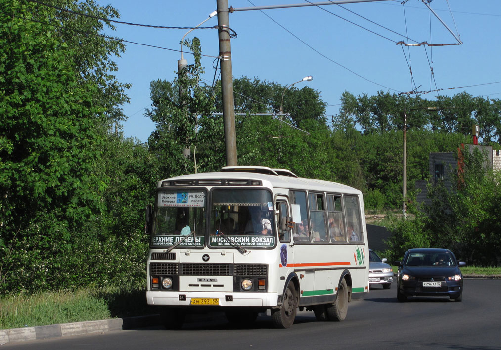 Нижегородская область, ПАЗ-32054 № АМ 393 52