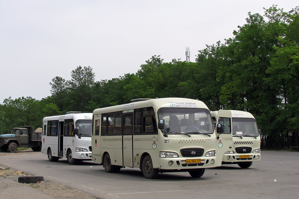 Ростовская область, Hyundai County SWB C08 (РЗГА) № 327; Ростовская область — Автобусные вокзалы, станции и конечные остановки