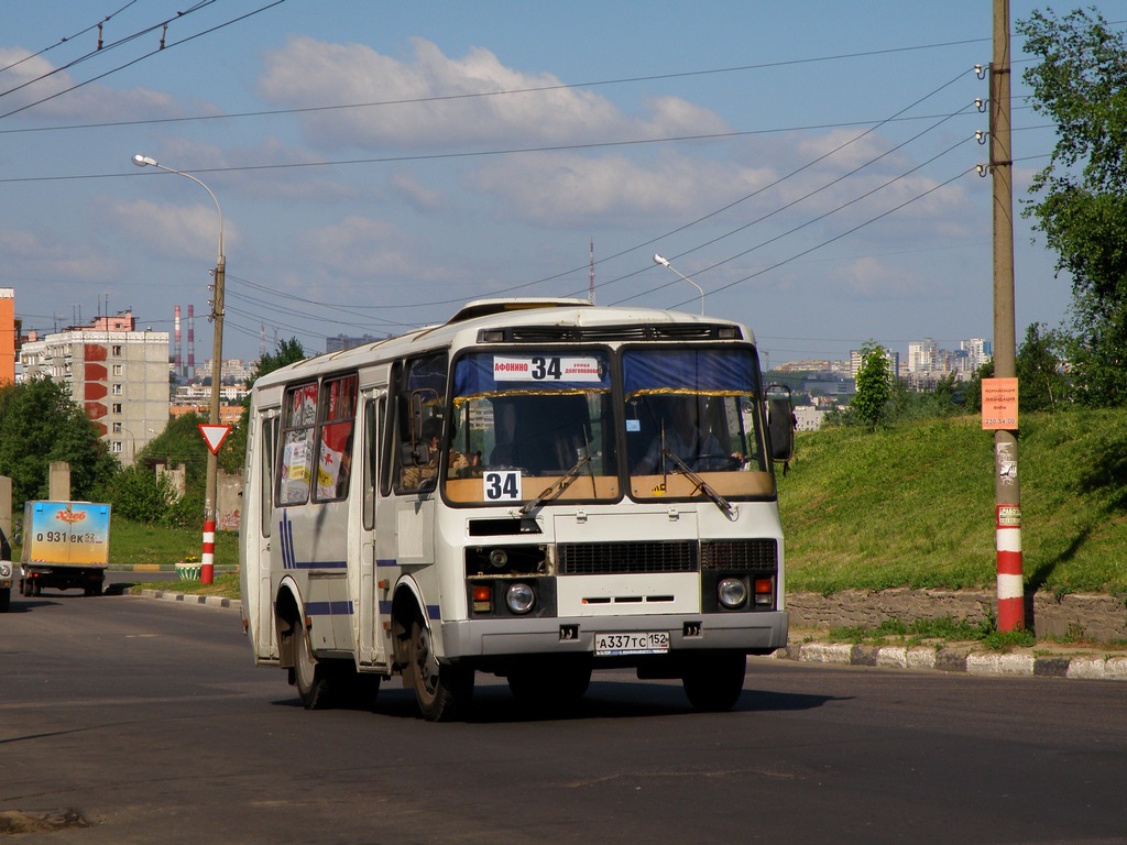 Nizhegorodskaya region, PAZ-32054 # А 337 ТС 152