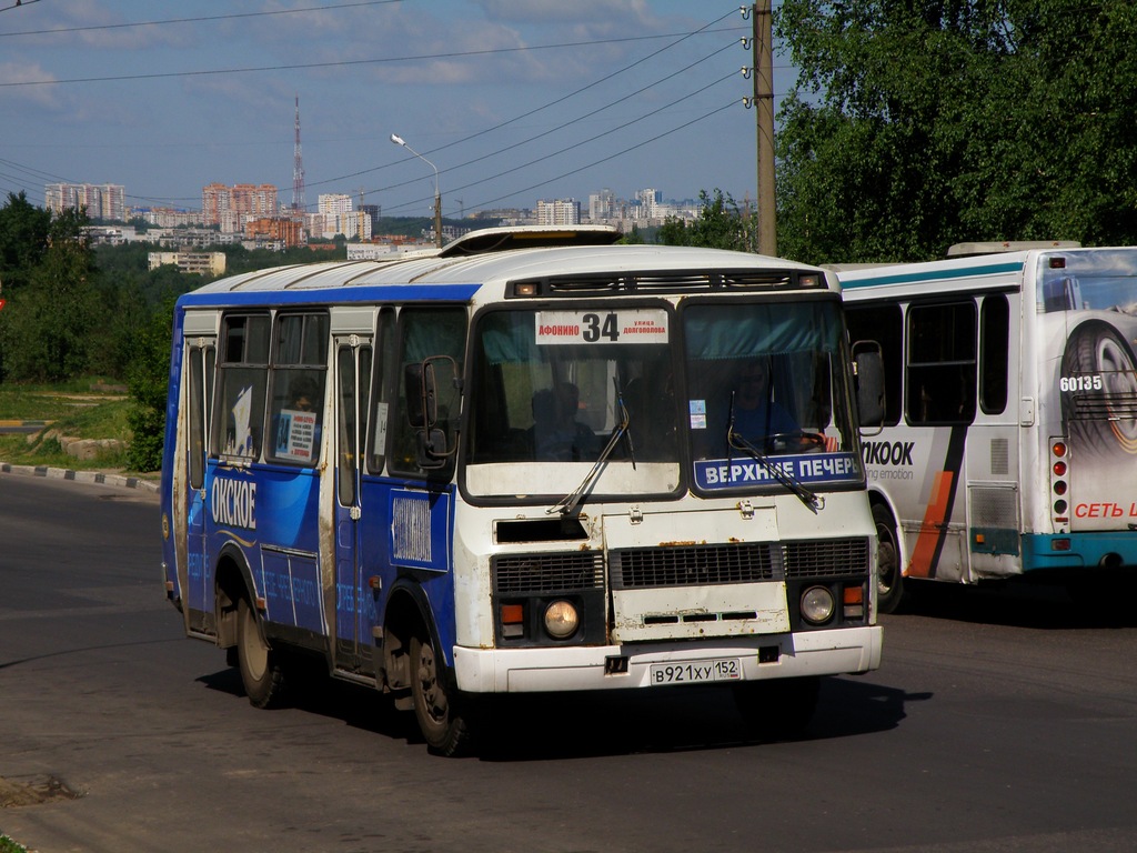 Нижегородская область, ПАЗ-32054 № В 921 ХУ 152