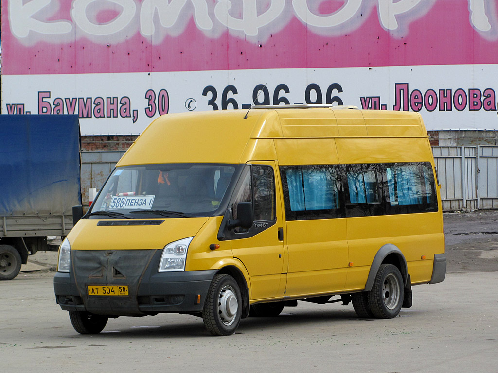 Пензенская область, Нижегородец-222702 (Ford Transit) № АТ 504 58