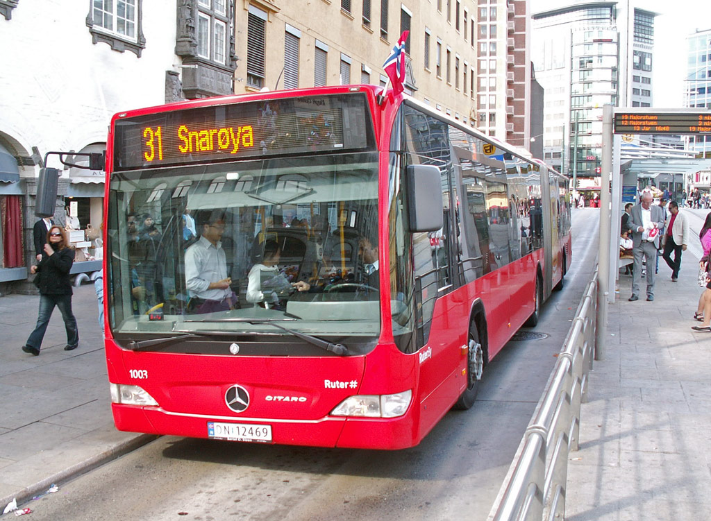 Норвегия, Mercedes-Benz O530G Citaro facelift G № 1003