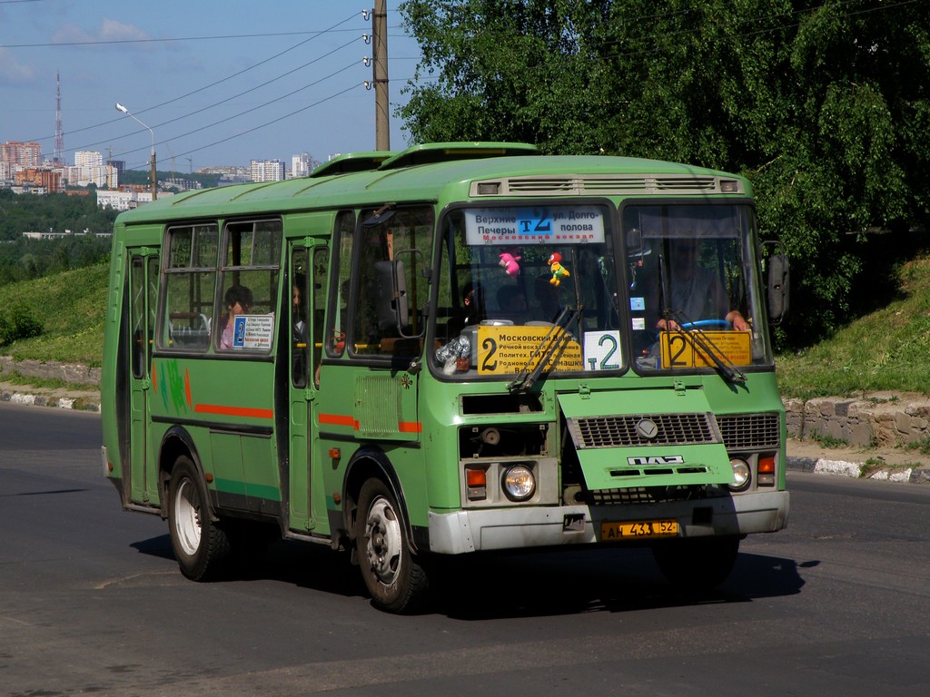 Нижегородская область, ПАЗ-32054 № АН 433 52