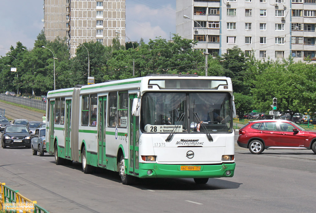 Москва, ЛиАЗ-6212.01 № 17375