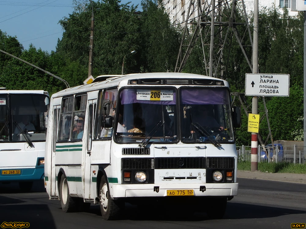 Нижегородская область, ПАЗ-32054 № АО 775 52