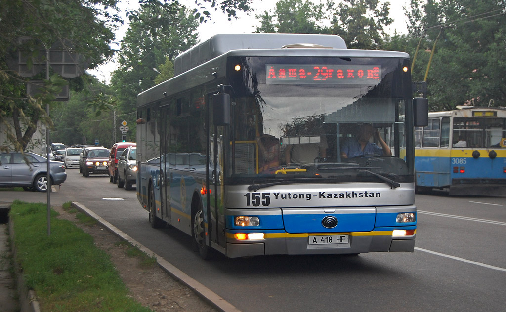 Алматы, Yutong ZK6120HGM № 155