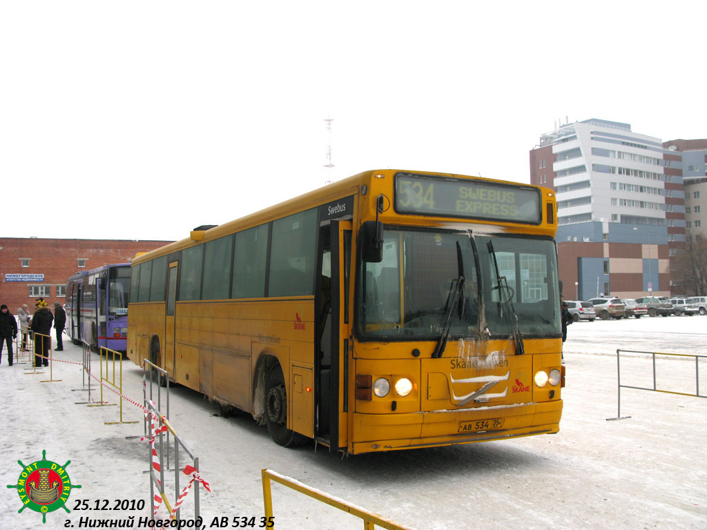 Vologda region, Carrus Fifty č. АВ 538 35; Vologda region, Säffle System 2000 č. АВ 534 35