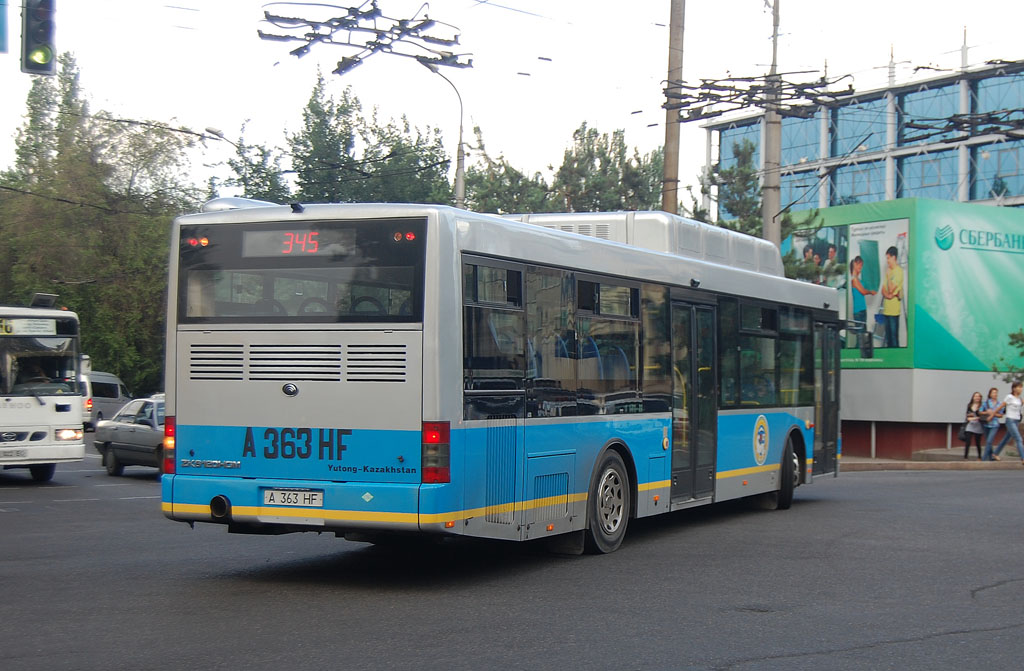 Алматы, Yutong ZK6120HGM № A 363 HF