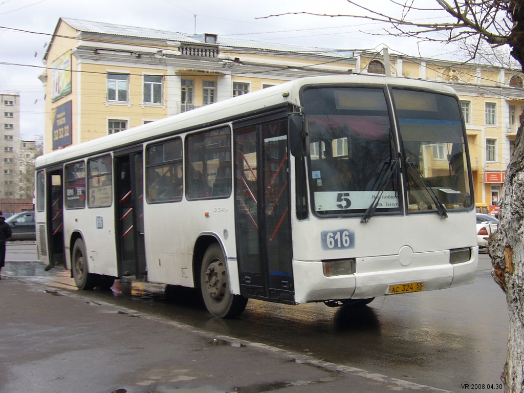 Омская область, Mercedes-Benz O345 № 616