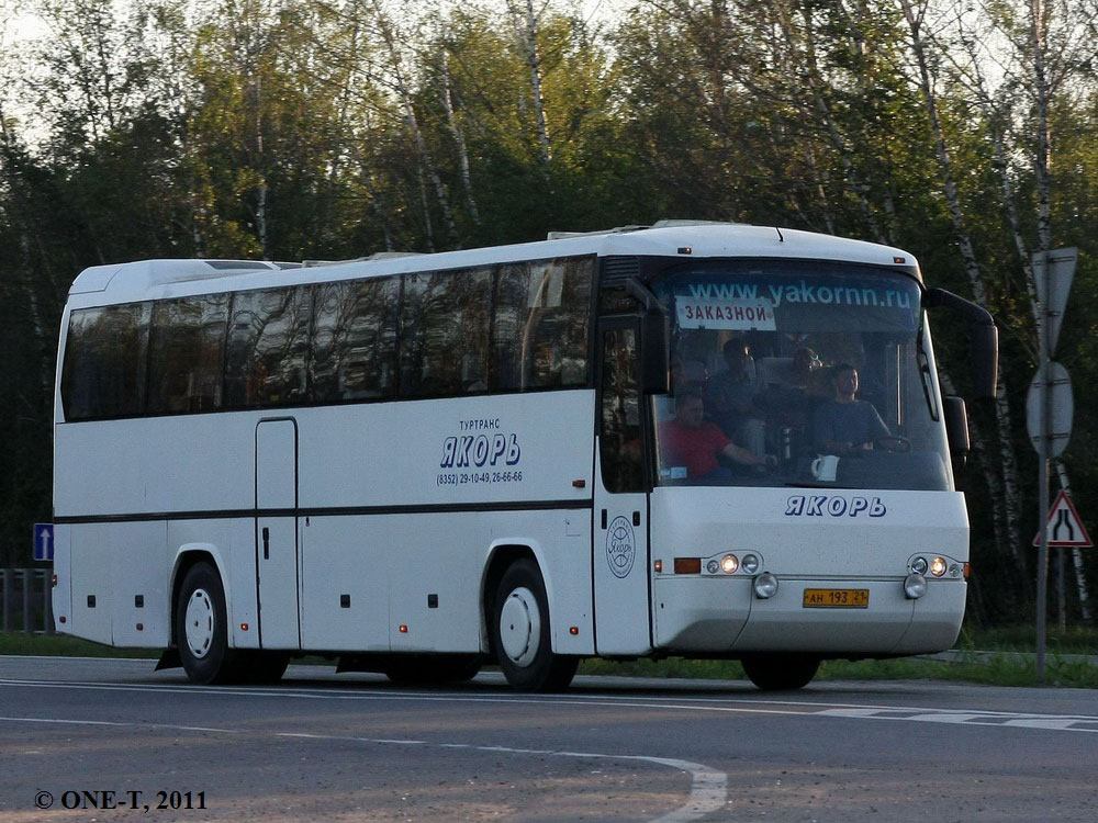 Чувашия, Neoplan N316SHD Transliner Neobody № АН 193 21