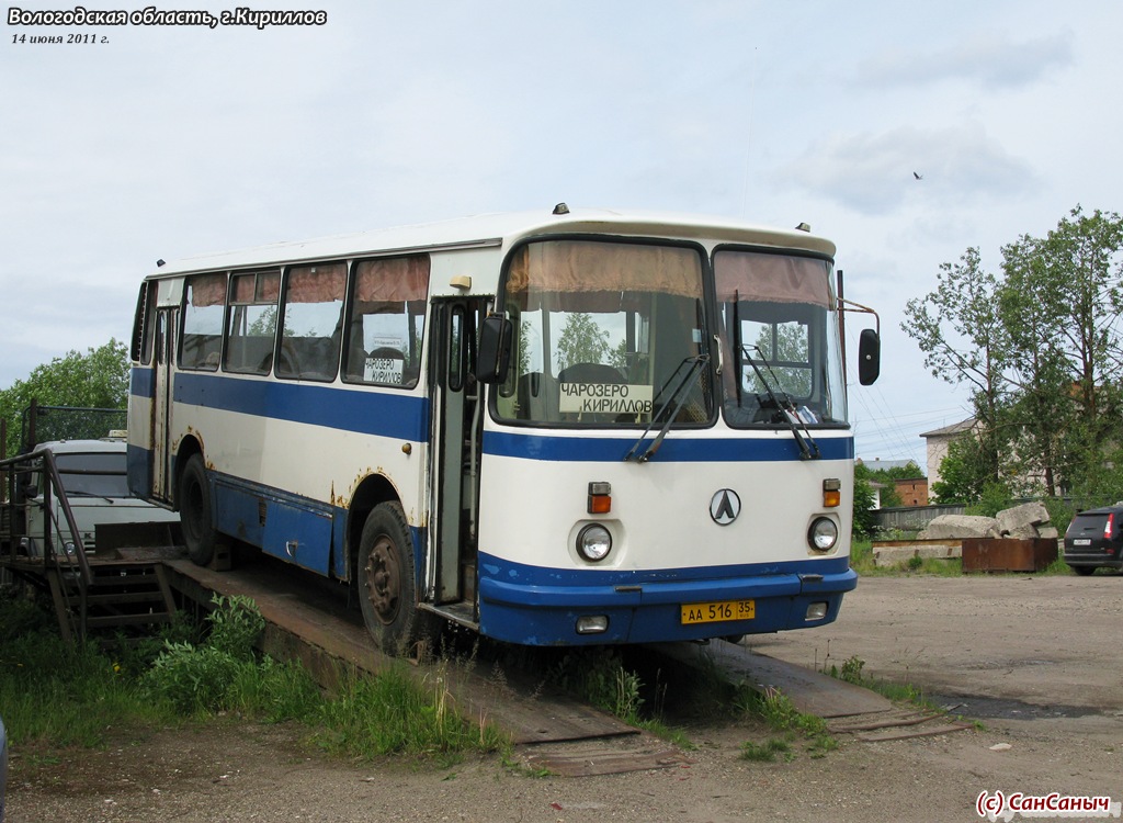 Вологодская область, ЛАЗ-695Т № АА 516 35