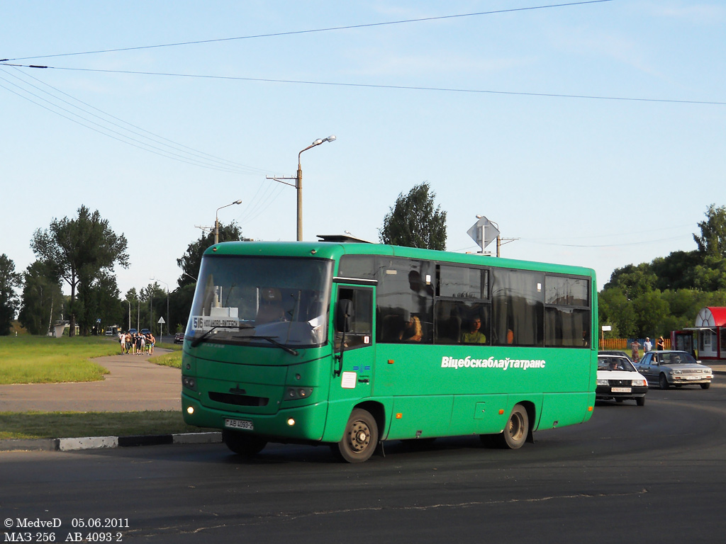 Vitebsk region, MAZ-256.170 № АВ 4093-2