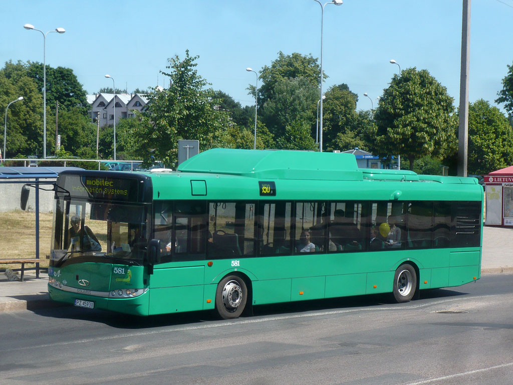 Литва, Solaris Urbino III 12 CNG № 581