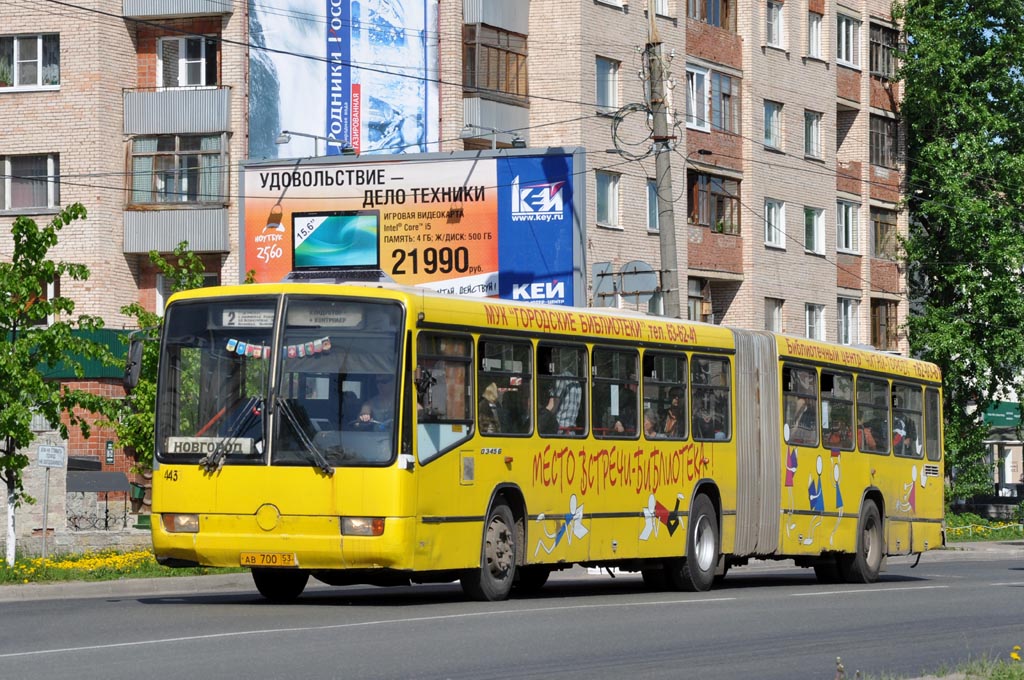 Новгородская область, Mercedes-Benz O345G № 443