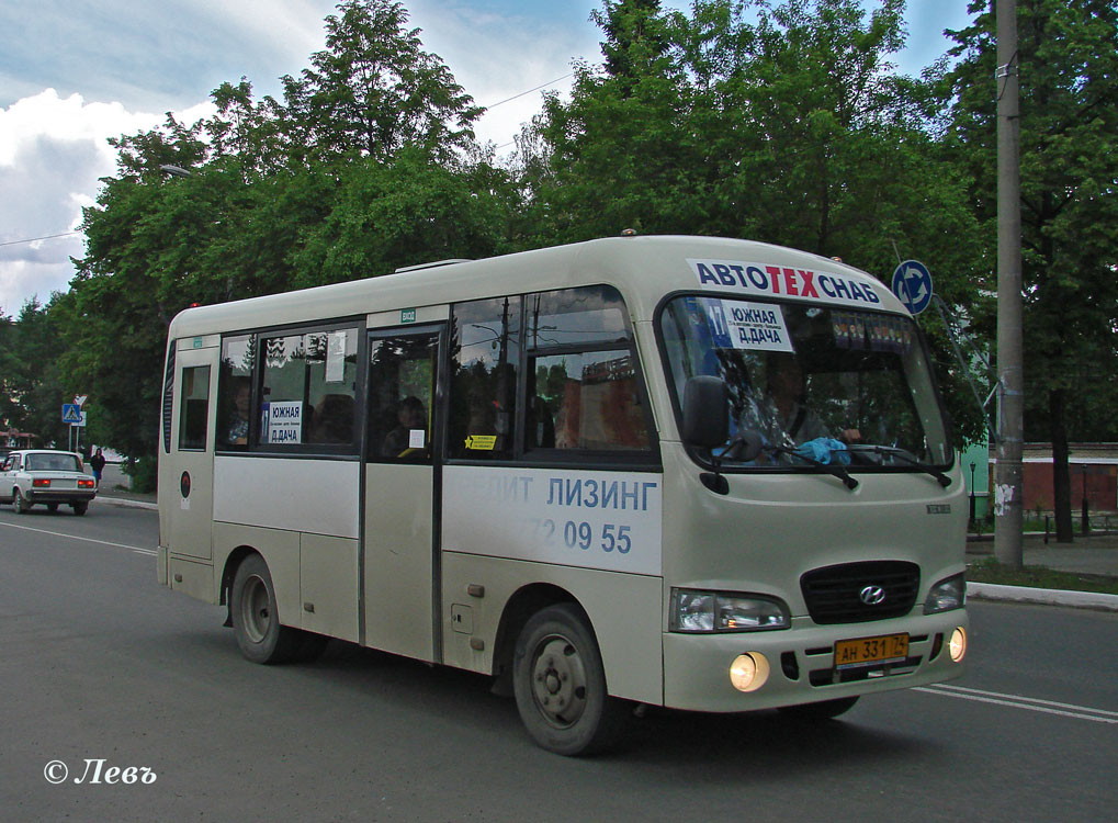 Челябинская область, Hyundai County SWB C08 (РЗГА) № АН 331 74