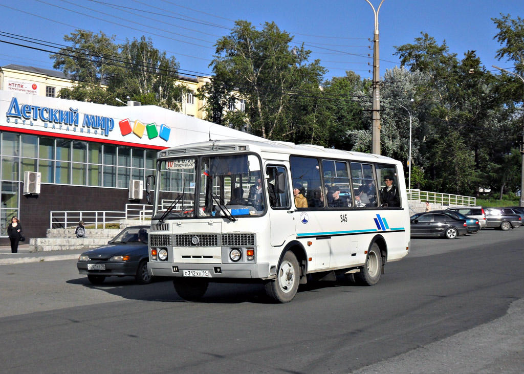 Свердловская область, ПАЗ-32053 № 845