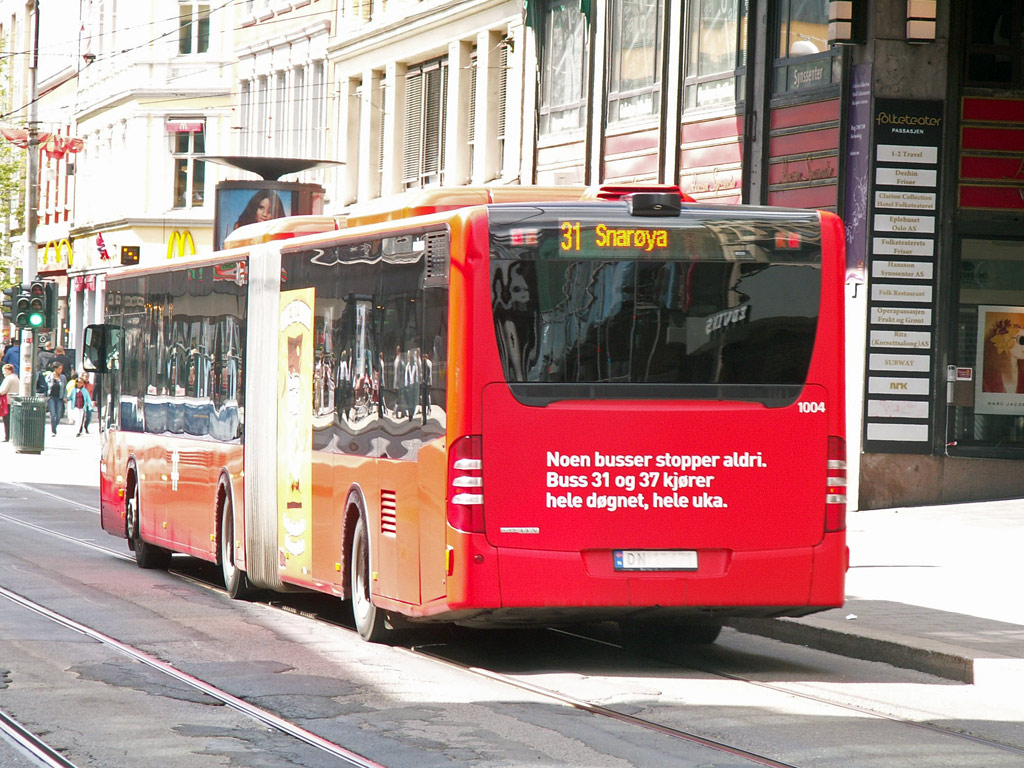 Норвегия, Mercedes-Benz O530G Citaro facelift G № 1004